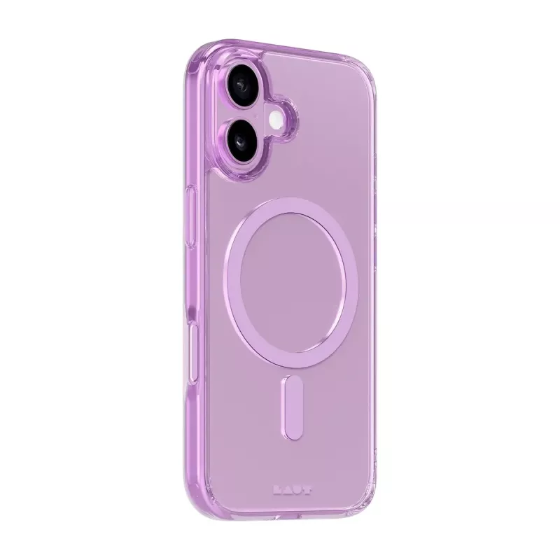 Dėklas LAUT CRYSTAL FLURO iPhone 17 šviesiai rožinis 16 cm (6,3 colio)
