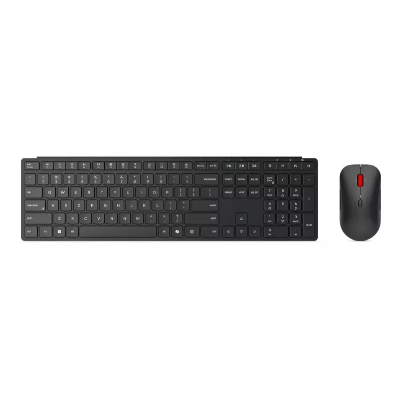Lenovo Multi-Mode Pro Combo 6000 belaidė klaviatūra ir pelė, Bluetooth, Eclipse Black