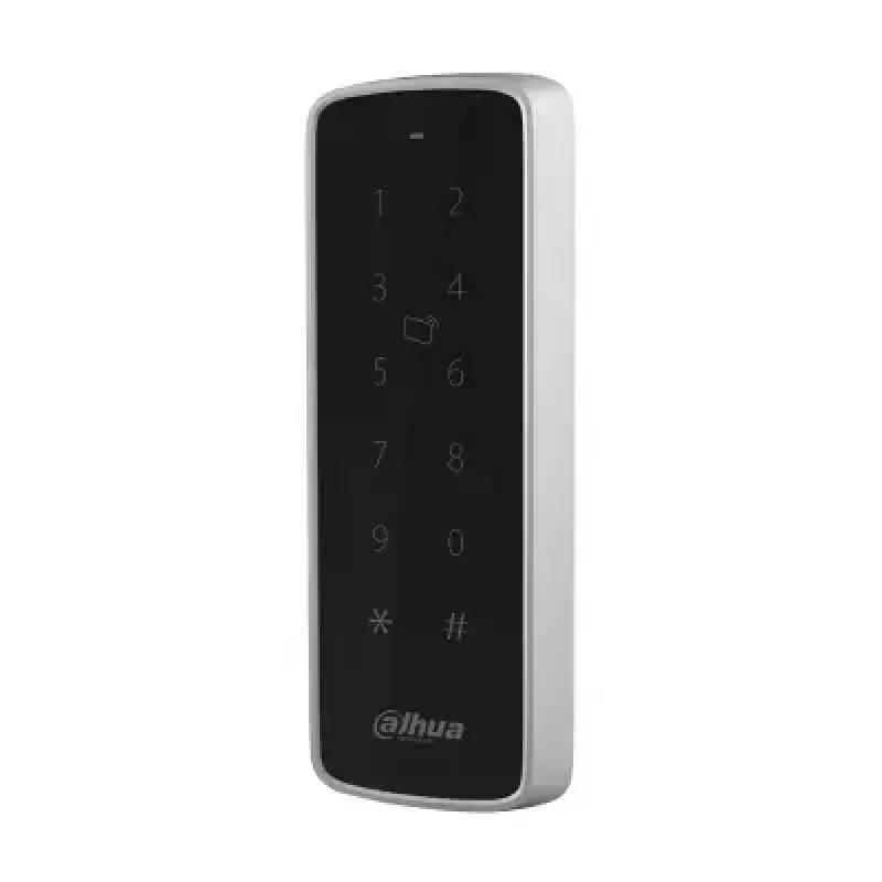 Daugiafunkcinis prieigos valdymo skaitytuvas DAHUA DHI-ASR2201D-B – 13,56 MHz, 9–15 V DC, 200 mA, 47,5×16×135 mm