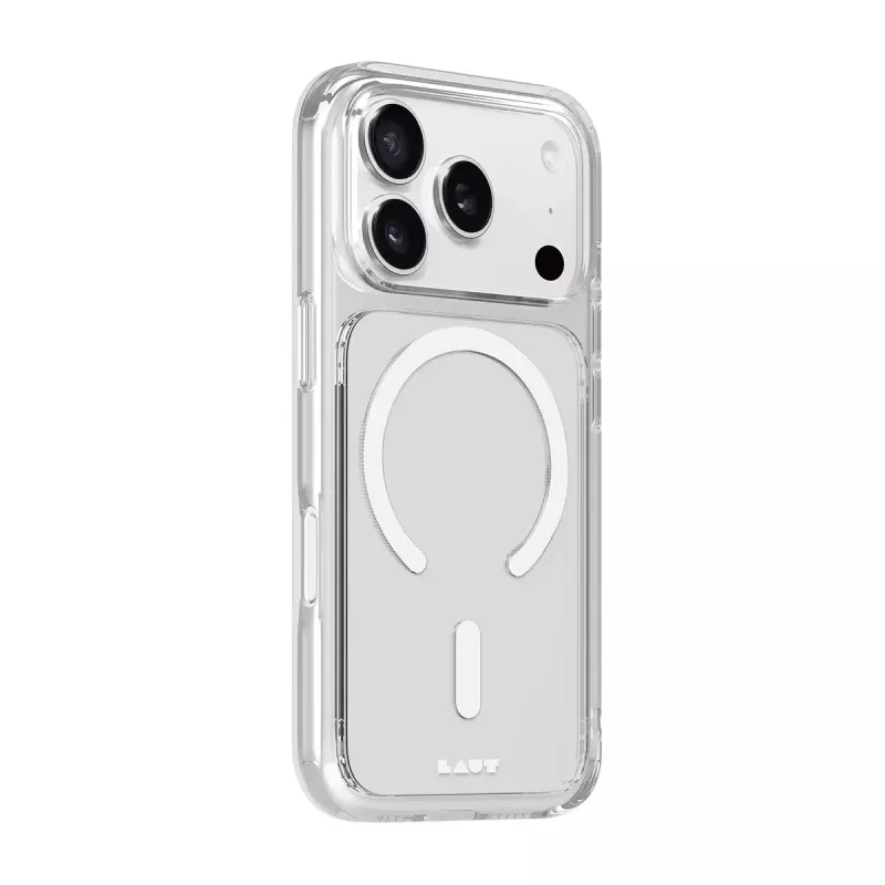 Dėklas LAUT CRYSTAL FLURO iPhone 17 Pro šviesiai pilka 16 cm