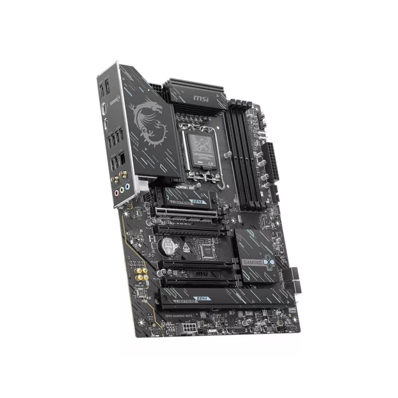 Motininė plokštė MSI Z890 Gaming WiFi – Intel Z890 ATX, LGA1851 (S1851), DDR5, 4x DIMM, Wi‑Fi 7, 2.5GbE, 3x M.2