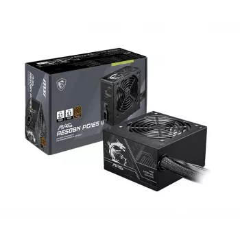 Maitinimo blokas MSI MAG A650BN PCIE5 II 650W 20+4 pin ATX 80 PLUS Bronze Juodas