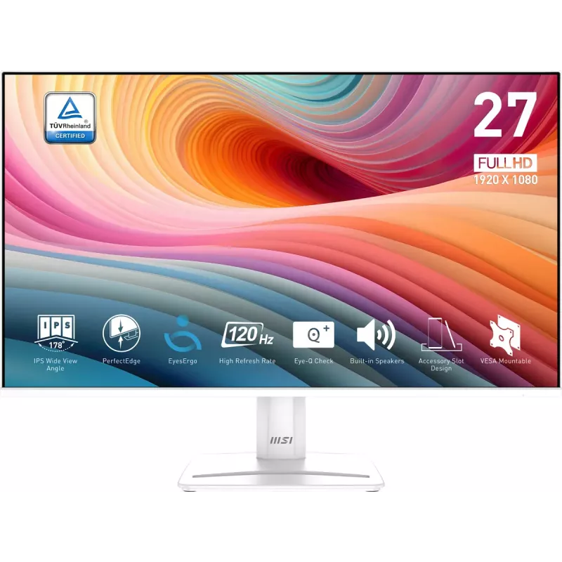 Monitorius MSI Pro MP275W E2 68,6 cm (27 colių) Full HD LED baltas