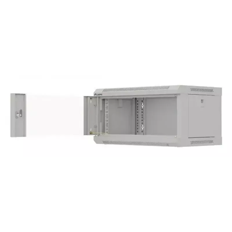 Sieninis stelažinis korpusas LANBERG WF03-5304-10S, 4U, 60 kg, pilkas, 281x540x350 mm