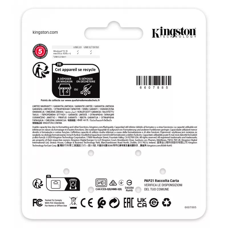 USB atmintukas KINGSTON DataTraveler SE9 G3 512GB