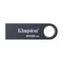 USB atmintukas KINGSTON DataTraveler SE9 G3 256GB — USB Type-A, USB 3.2 Gen 1, skaitymas 220 MB/s, rašymas 100 MB/s, be dangtelio, tamsiai nikelinis