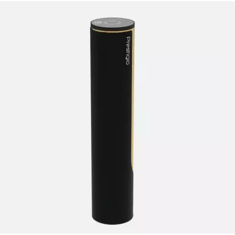 Elektrinis vyno atidarytuvas Prestigio PWO104GD, juodas/auksinis, aukštis 228 mm, svoris 350 g