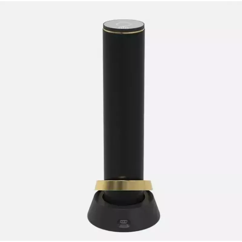 Elektrinis vyno atidarytuvas Prestigio PWO104GD, juodas/auksinis, aukštis 228 mm, svoris 350 g