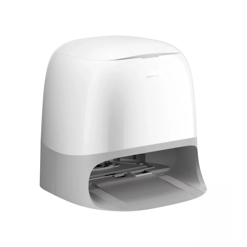 Roborock Qrevo Curv 2 Flow robot dulkių siurblys su šlapiu valymu, dulkėms skirtas maišelis 0,325 L, Li‑Ion 5200 mAh, 240 min, baltas