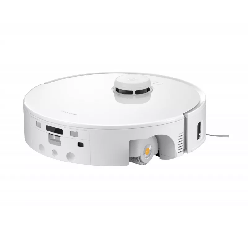 Roborock Qrevo Curv 2 Flow robot dulkių siurblys su šlapiu valymu, dulkėms skirtas maišelis 0,325 L, Li‑Ion 5200 mAh, 240 min, baltas