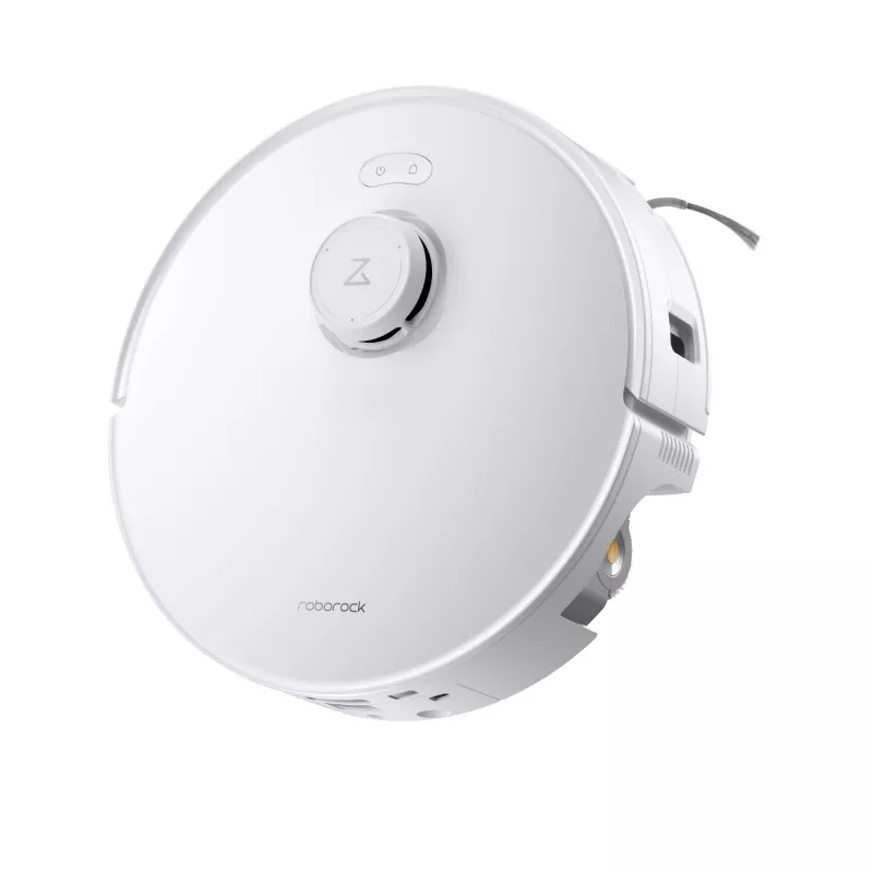 Roborock Qrevo Curv 2 Flow robot dulkių siurblys su šlapiu valymu, dulkėms skirtas maišelis 0,325 L, Li‑Ion 5200 mAh, 240 min, baltas