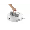 Roborock Qrevo Curv 2 Flow robot dulkių siurblys su šlapiu valymu, dulkėms skirtas maišelis 0,325 L, Li‑Ion 5200 mAh, 240 min, baltas