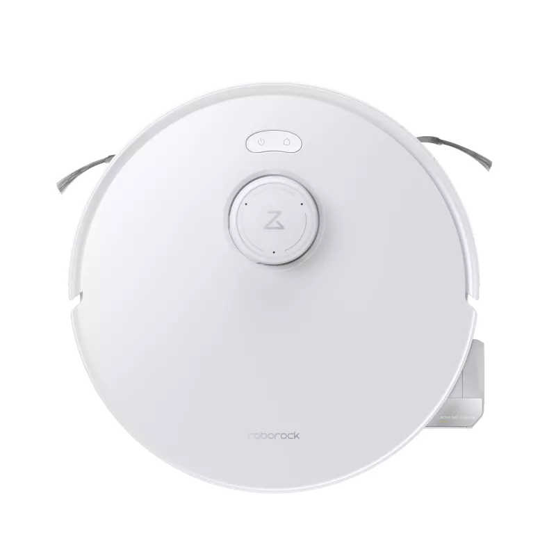 Roborock Qrevo Curv 2 Flow robot dulkių siurblys su šlapiu valymu, dulkėms skirtas maišelis 0,325 L, Li‑Ion 5200 mAh, 240 min, baltas