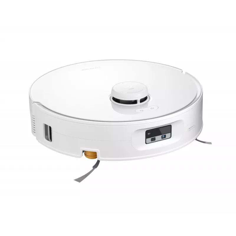 Roborock Qrevo Curv 2 Flow robot dulkių siurblys su šlapiu valymu, dulkėms skirtas maišelis 0,325 L, Li‑Ion 5200 mAh, 240 min, baltas