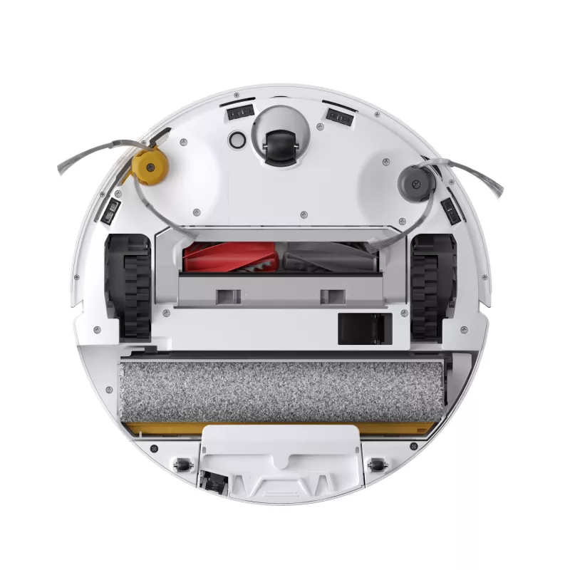 Roborock Qrevo Curv 2 Flow robot dulkių siurblys su šlapiu valymu, dulkėms skirtas maišelis 0,325 L, Li‑Ion 5200 mAh, 240 min, baltas