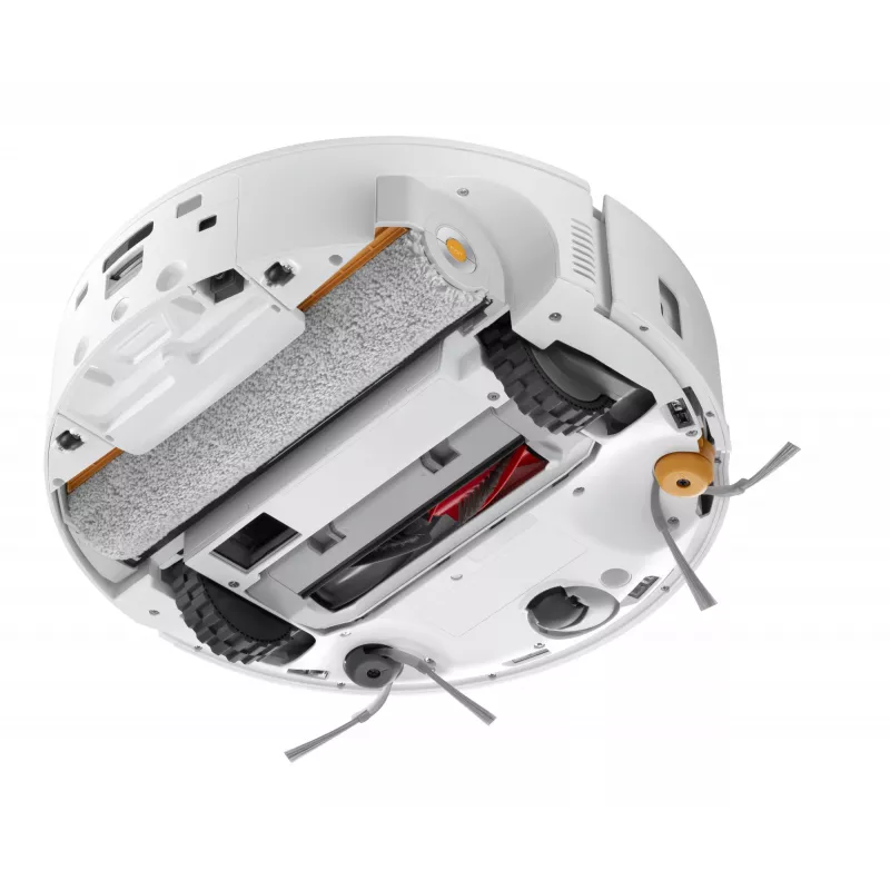Roborock Qrevo Curv 2 Flow robot dulkių siurblys su šlapiu valymu, dulkėms skirtas maišelis 0,325 L, Li‑Ion 5200 mAh, 240 min, baltas