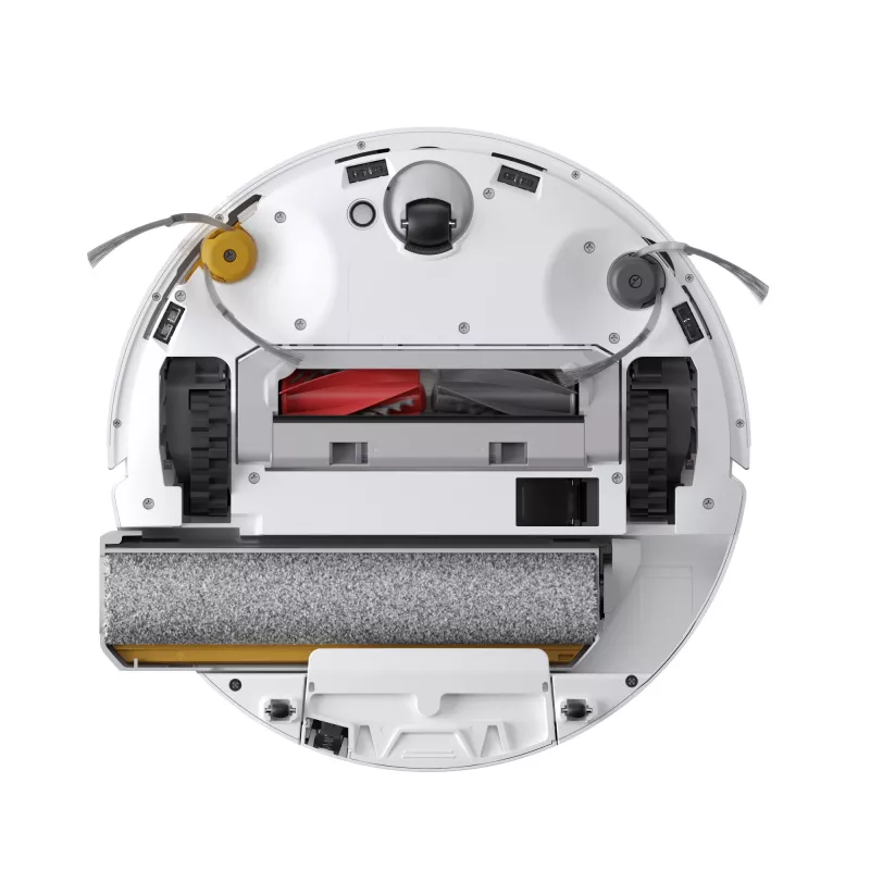 Roborock Qrevo Curv 2 Flow robot dulkių siurblys su šlapiu valymu, dulkėms skirtas maišelis 0,325 L, Li‑Ion 5200 mAh, 240 min, baltas