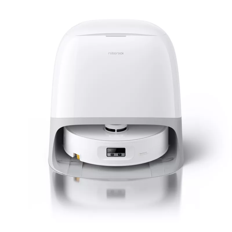 Roborock Qrevo Curv 2 Flow robot dulkių siurblys su šlapiu valymu, dulkėms skirtas maišelis 0,325 L, Li‑Ion 5200 mAh, 240 min, baltas