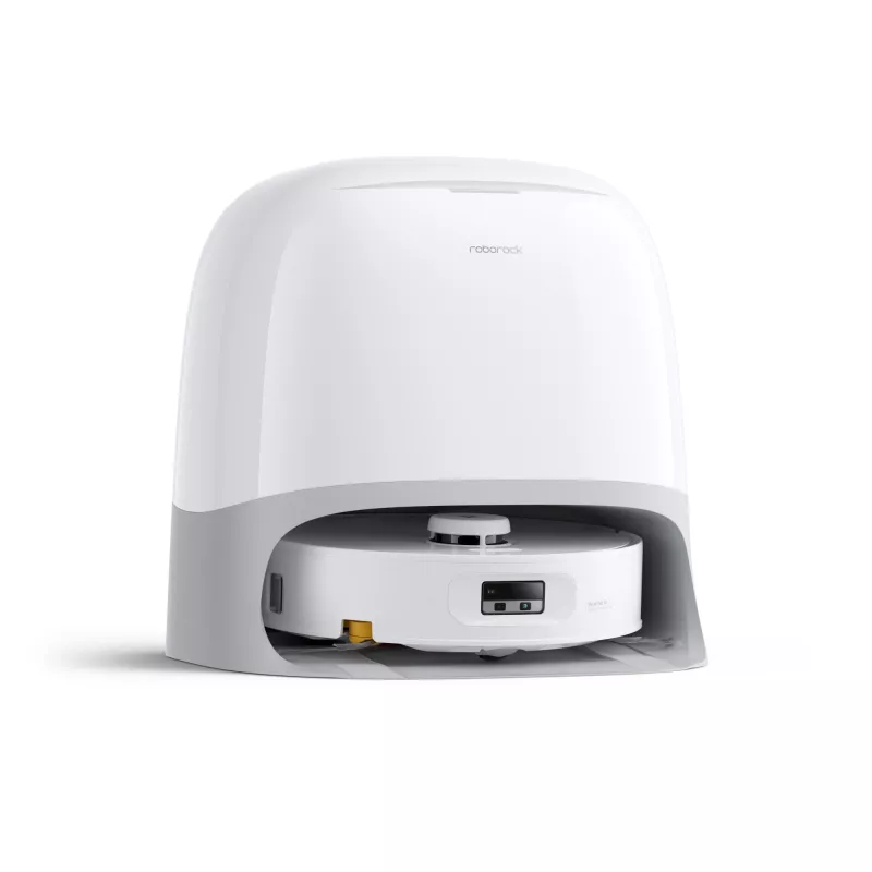 Roborock Qrevo Curv 2 Flow robot dulkių siurblys su šlapiu valymu, dulkėms skirtas maišelis 0,325 L, Li‑Ion 5200 mAh, 240 min, baltas