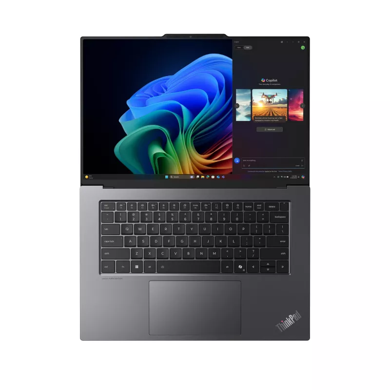Nešiojamas kompiuteris Lenovo ThinkPad X9-15 Gen 1 Copilot+ PC — Intel Core Ultra 5 228V, 15,3 colio (38,9 cm) 2,8K, 32 GB LPDDR5x, 512 GB SSD, Windows 11 Pro, pilka