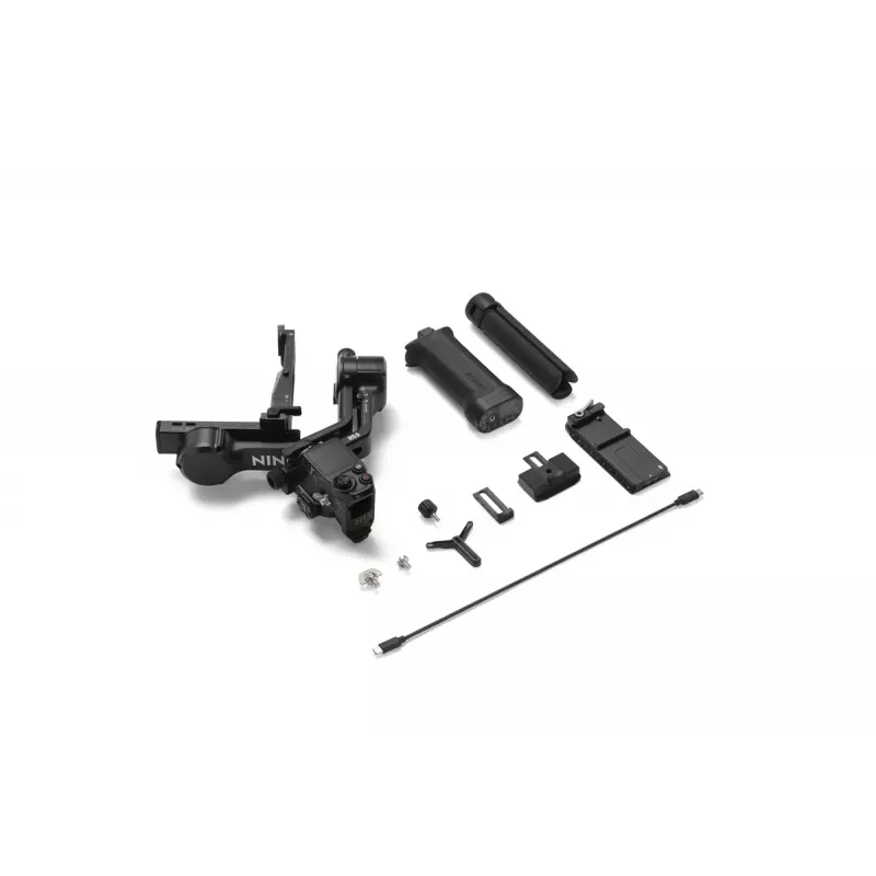 Rankinis kameros stabilizatorius DJI RS 5 — aliuminis, juodas, 30 h veikimo laikas, 1,46 kg