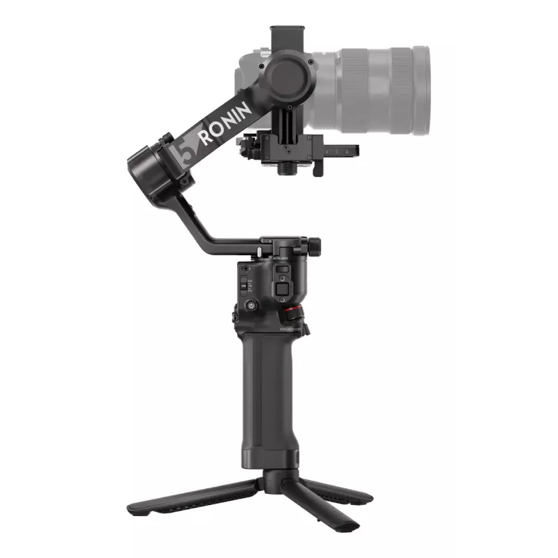 Rankinis kameros stabilizatorius DJI RS 5 — aliuminis, juodas, 30 h veikimo laikas, 1,46 kg