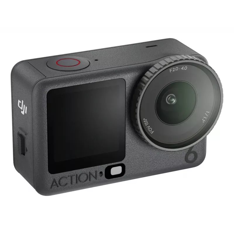 Veiksmo kamera DJI Osmo Action 6 Standartinis komplektas – 38 MP CMOS, 4K Ultra HD, 155° matymo laukas, 2x skaitmeninis priartinimas