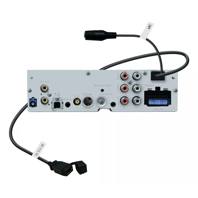Automobilinis multimedijos imtuvas JVC KW-M795DBW, 2-DIN, 9 colių talpinis ekranas, 200W, Wi-Fi dual-band, Bluetooth, DAB+/FM/AM