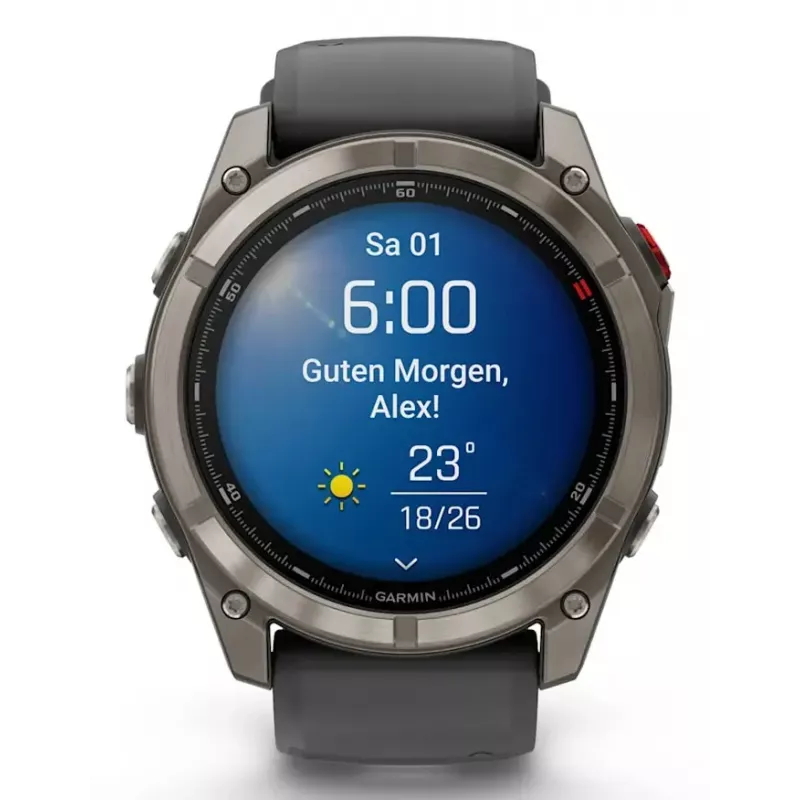 Išmanusis laikrodis Garmin fēnix 8 Pro AMOLED 1.4 colio 454x454 GPS Wi-Fi