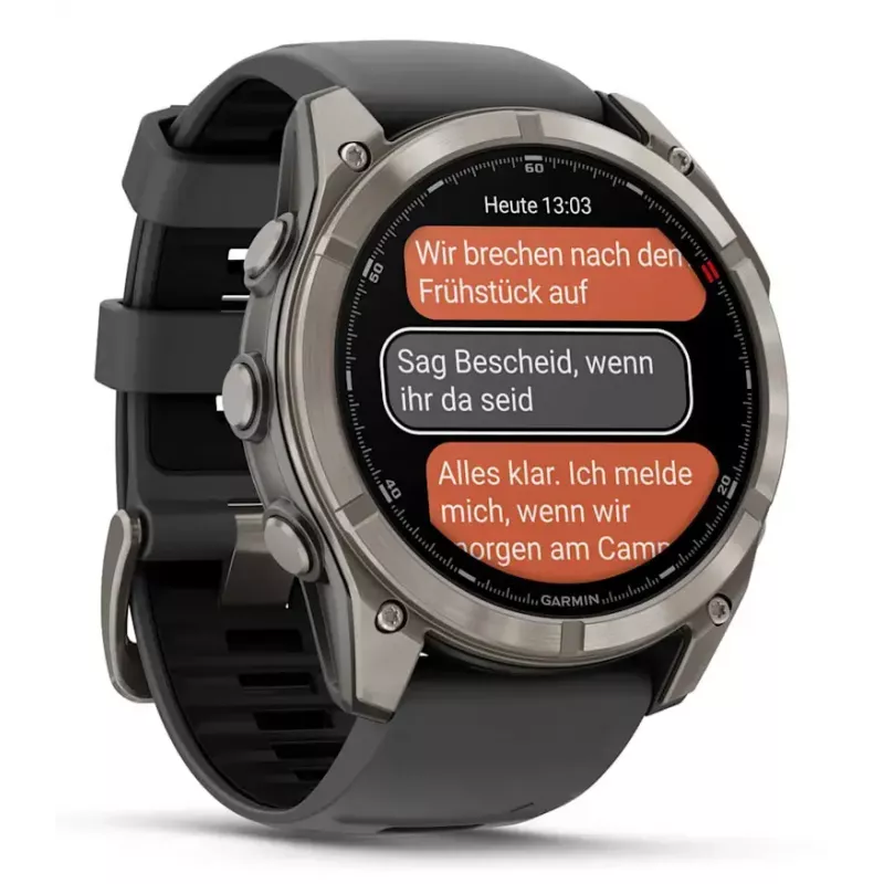 Išmanusis laikrodis Garmin fēnix 8 Pro AMOLED 1.4 colio 454x454 GPS Wi-Fi