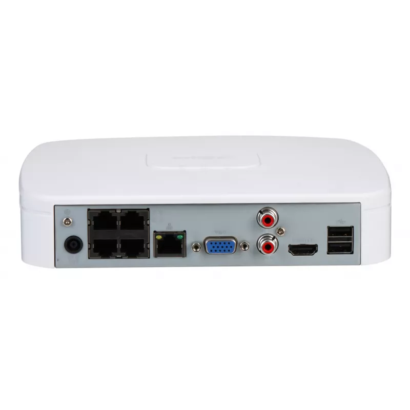 Dahua Technology Lite NVR4104-P-4KS3 1U Baltas tinklo vaizdo registratorius