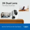 IP stebėjimo kamera TP-Link Tapo C245D 2304×1296, 3.1 mm objektyvas, 104,3° horiz., lubų/sienos montavimas, belaidė, vidaus, balta