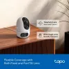 IP stebėjimo kamera TP-Link Tapo C245D 2304×1296, 3.1 mm objektyvas, 104,3° horiz., lubų/sienos montavimas, belaidė, vidaus, balta