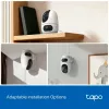 IP stebėjimo kamera TP-Link Tapo C245D 2304×1296, 3.1 mm objektyvas, 104,3° horiz., lubų/sienos montavimas, belaidė, vidaus, balta