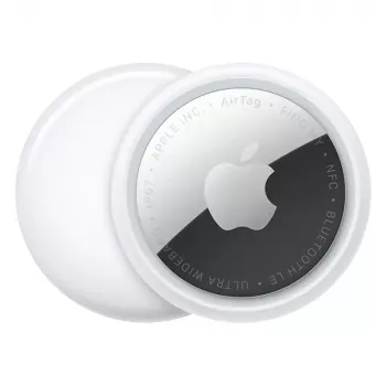 Asmeninis radimo įrenginys Apple AirTag sidabrinis/baltas – 4 vnt. pakuotė, CR2032 baterija, 11,8 g, Ø 31,9 mm