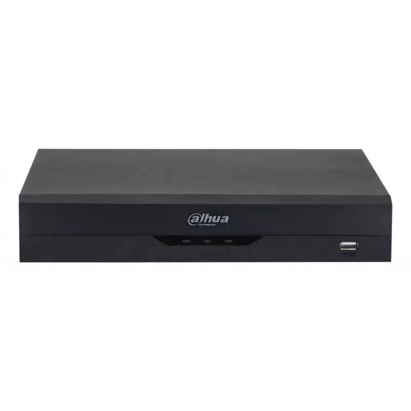 Skaitmeninis vaizdo registratorius DAHUA XVR5108HS-4KL-I3/T – 8 kanalų DVR, H.265/H.264, SATA iki 16 TB, Gigabit Ethernet, 12V DC, juodas