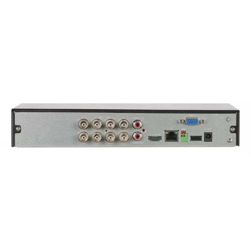 Skaitmeninis vaizdo registratorius DAHUA XVR5108HS-4KL-I3/T – 8 kanalų DVR, H.265/H.264, SATA iki 16 TB, Gigabit Ethernet, 12V DC, juodas
