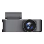 Automobilinis vaizdo registratorius DAHUA S5PRO 4K Ultra HD dviejų kamerų, 1,47 colio ekranas, MicroSD iki 128 GB, USB-C, juodas
