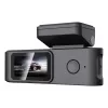Automobilinis vaizdo registratorius DAHUA S5PRO 4K Ultra HD dviejų kamerų, 1,47 colio ekranas, MicroSD iki 128 GB, USB-C, juodas