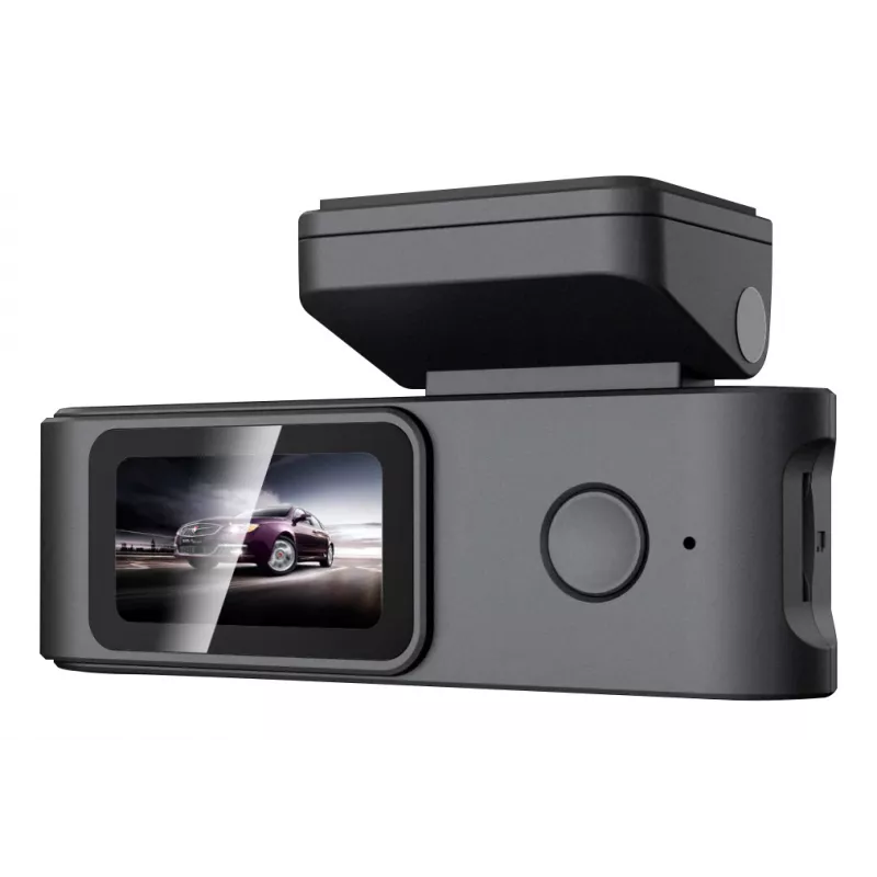 Automobilinis vaizdo registratorius DAHUA S5PRO 4K Ultra HD dviejų kamerų, 1,47 colio ekranas, MicroSD iki 128 GB, USB-C, juodas