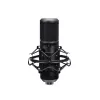 Podcast mikrofonas TRUST GXT 270 Emita II+ – kondensatorinis USB, laidinis, metalinis korpusas, juodas, 2,5 m laidas