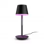 Nešiojama protinga stalinė lempa Philips Hue Go Bluetooth Zigbee Juoda