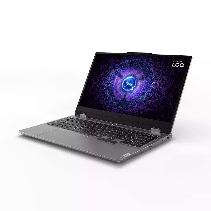 Nešiojamas kompiuteris Lenovo LOQ 15IRX9 Intel Core i5-13450HX 15.6 col. Full HD 16 GB DDR5 512 GB SSD NVIDIA GeForce RTX 3050 Wi-Fi 6 Pilka