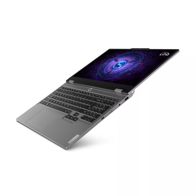 Nešiojamas kompiuteris Lenovo LOQ 15IRX9 Intel Core i5-13450HX 15.6 col. Full HD 16 GB DDR5 512 GB SSD NVIDIA GeForce RTX 3050 Wi-Fi 6 Pilka