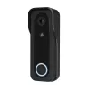 Vaizdo durų skambutis TRUST DOORCAM-3000 juodas, 3 MP, Wi‑Fi 2.4 GHz, MicroSD iki 256 GB, baterija/USB (8–24 V)