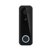 Vaizdo durų skambutis TRUST DOORCAM-3000 juodas, 3 MP, Wi‑Fi 2.4 GHz, MicroSD iki 256 GB, baterija/USB (8–24 V)