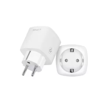 Išmanusis kištukinis lizdas TRUST 71301 – Wi‑Fi vidaus lizdas, 3000 W, baltas, 52×52×86 mm