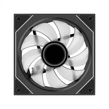 Ventiliatorius XILENCE XPF120U.ARGB 120 mm, 500–1800 RPM, hidraulinis guolis, 7–13,2 V, juodas