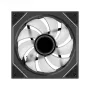 Ventiliatorius XILENCE XPF120U.ARGB 120 mm, 500–1800 RPM, hidraulinis guolis, 7–13,2 V, juodas