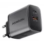 Sieninis įkroviklis AXAGON ACU-PQ67, 67W, PD3.0 + QC4+, 1x USB-C + 1x USB-A, 100–240V, pilka/juoda